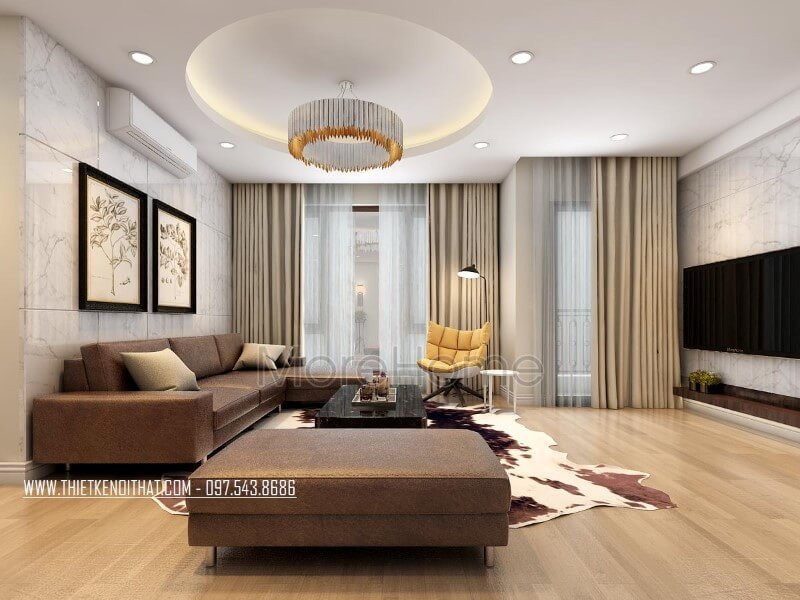 Thiết kế nội thất chung cư Mipec Long Biên ấn tượng Thiết kế chung cư